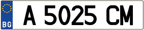 Truck License Plate